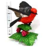 Lenox porcelain vermilion flycatcher figure