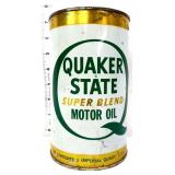 Vntg 1qt Quaker State Motor Oil can