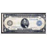 1913 Federal Reserve Of Minneapolis $5 note