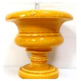 Vintage 10in yellow open compote