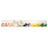 Mixed estate lot, inc figural salt & pepper shaker