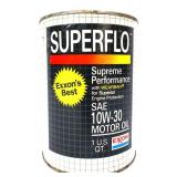 Vntg 1qt Exxon Superflow Motor Oil can