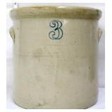 Vintage 3gal stone pickle crock see photos