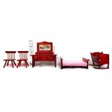 5 piece doll furniture lot