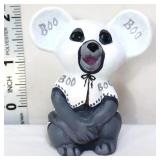 Fenton painted ghost mouse figure