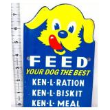 Porcelain 5.25x8 Ken-L dogfood sign