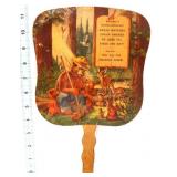 Vntg cardstock Smokey Bear Timber Is A Crop fan