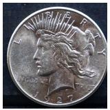 1927 peace dollar