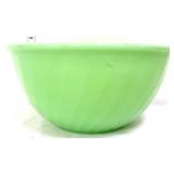 Vintage Fire King jadeite swirl mixing bowl