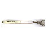 Vintage Cudahy Milk Replacer spring coil egg whisk