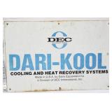Vntg metal 18x12 Dari-Kool adv sign