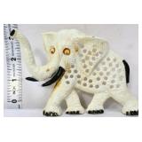Vntg metal elephant earring holder
