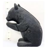 Black cast iron bear nutcracker