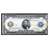 1913 $5 Federal Reserve note