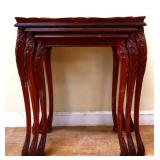 Lot of 3 vntg nesting table