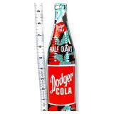 Porcelain 2.5x10 Dodger Cola sign
