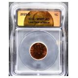 Graded MS67 2025D Last Year Of Issue penny