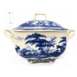 Blue & white mini tureen