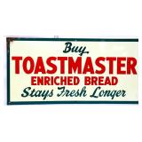 Vntg metal 23.5x11.5 Toastmaster Bread sign
