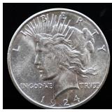 1924S peace dollar