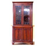 Vintage mahogany corner cabinet