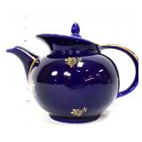 Vntg Hall cobalt airflow teapot