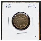 1883 shield nickel