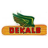 Vntg 31.5x16.25 masonite DeKalb corn sign