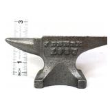 Cast iron miniature John Deere anvil