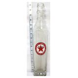 Texaco glass cylinder oil bottle