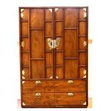 Vntg Thomasville 2 door, 2 drawer chest