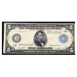 1913 $5 Federal Reserve note