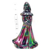 Fenton 7in amethyst carnival bridesmaid figure