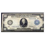 1913 $10 Federal Reserve note