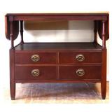 Vintage Drexel drop leaf server