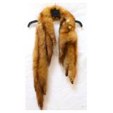 Vintage multi pelt fur scarf
