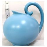 Vtg light blue Stangl ball pitcher