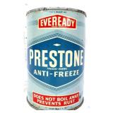 Vntg 1qt Prestone Anti-Freeze can, full NO SHIP