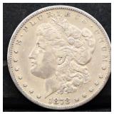 1878S Morgan silver dollar