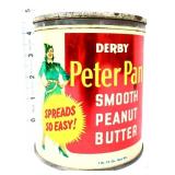 Vntg 1lb 12oz Peter Pan Peanut Butter tin