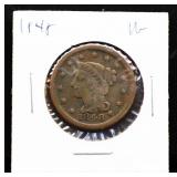 1848 large cent