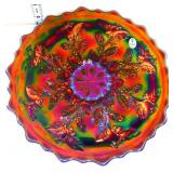 Fenton cobalt holly plate