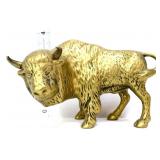4in metal buffalo figure