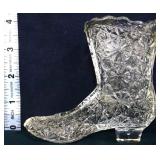Byod clear daisy & button boot