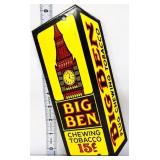 Porcelain 4x10 Big Ben Tobacco sign
