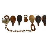 Lot of locks and pulleys