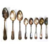 Lot of 8 spoons