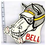 Porcelain 8.75x10 Bell horse sign