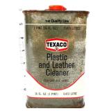 1pt Texaco Plastic/Leather Cleaner, full NO SHIP