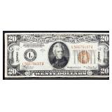 1934A WWII Hawaii $20 note